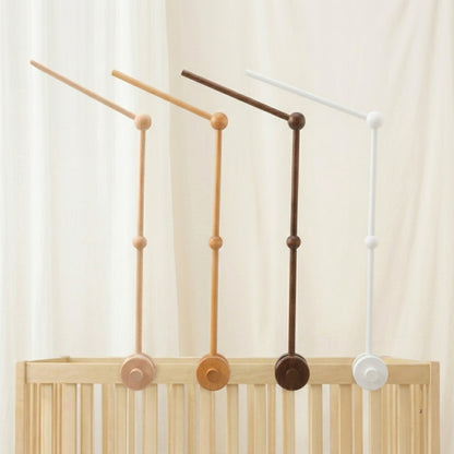 Wooden Baby Mobile Arm – Adjustable Crib Mobile Holder in 6 Colors | Natural, Walnut & White Beech Wood Nursery Hanger